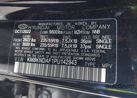 2023 Hyundai Ioniq 5 Sel from USA, damaged, VIN KM8KNDAF1PU142943